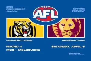 Richmond v Brisbane AFL betting tips - Round 4, 2025