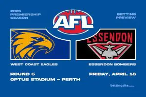West Coast v Essendon AFL betting tips - Round 6, 2025