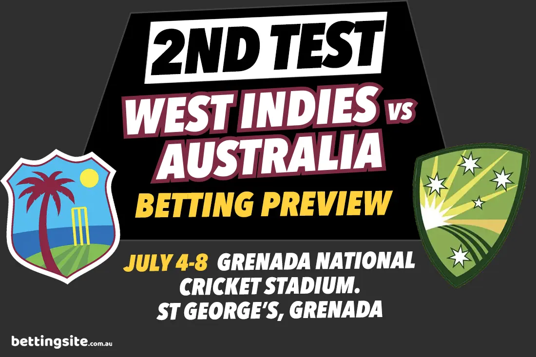 West Indies v Australia betting preview - Second Test 2025