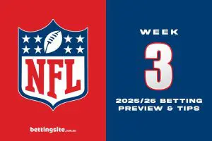 NFL Week 3 betting tips