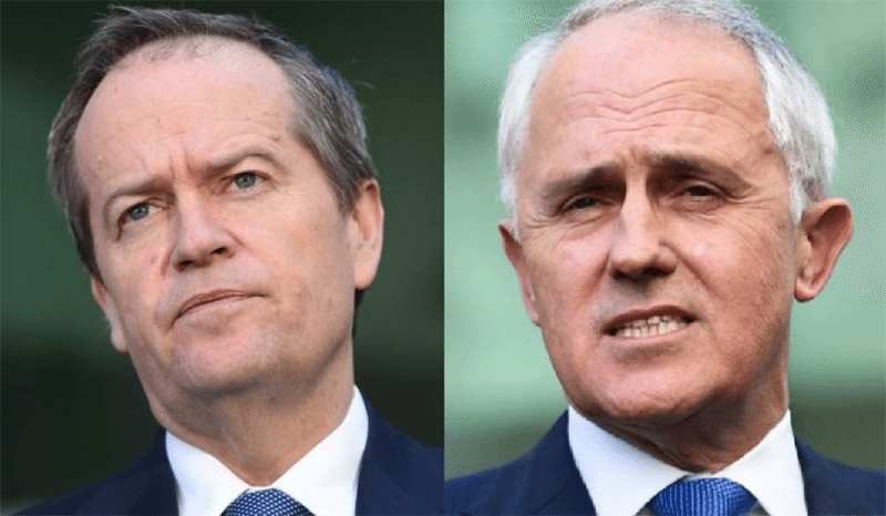 Shorten and Turnbull