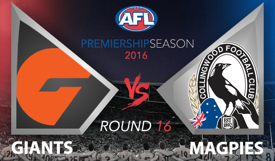 AFL 2016 GWS Giants vs. Collingwood