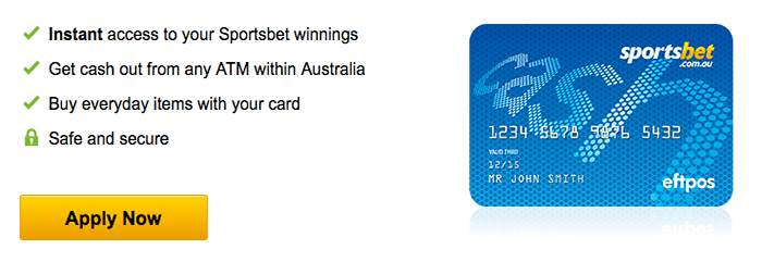 Sportsbet Cash Card