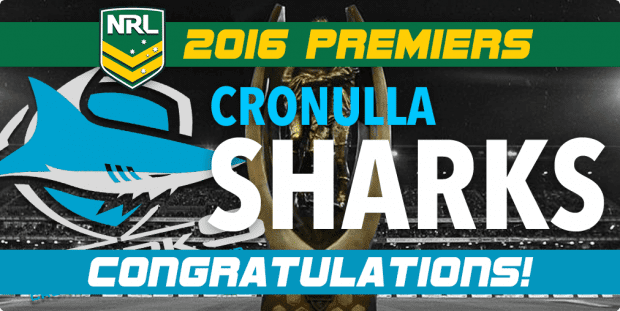 NRL Sharks Premiers