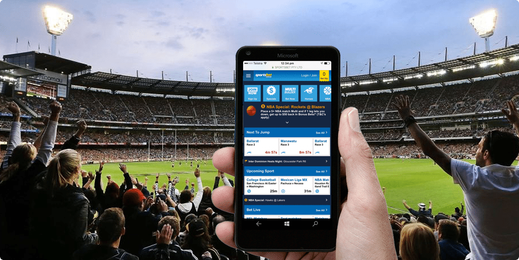 Mobile online betting