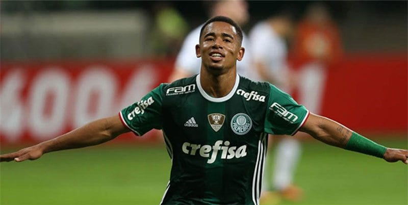 Brazilian football star Gabriel Jesus
