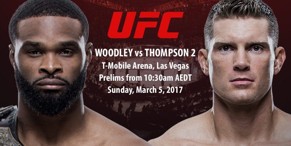 UFC 209 Woodley vs. Thompson 2 free tips & bookie specials