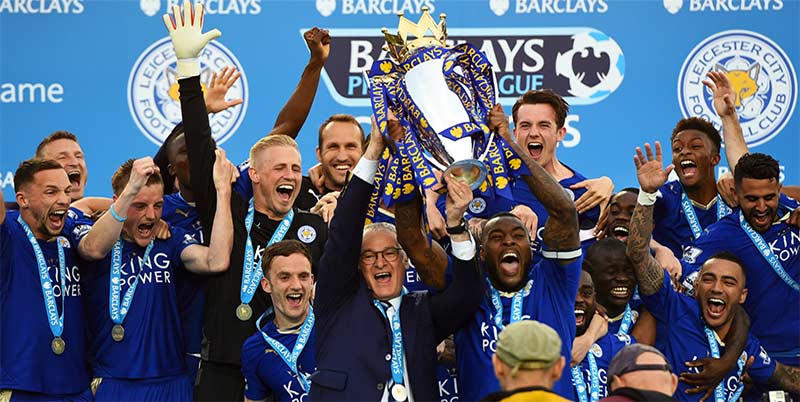 Leicester City 2015-16 Premier League champions