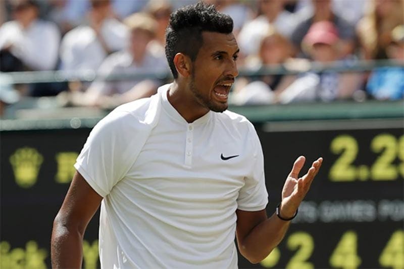 Australian tennis star Nick Kyrgios