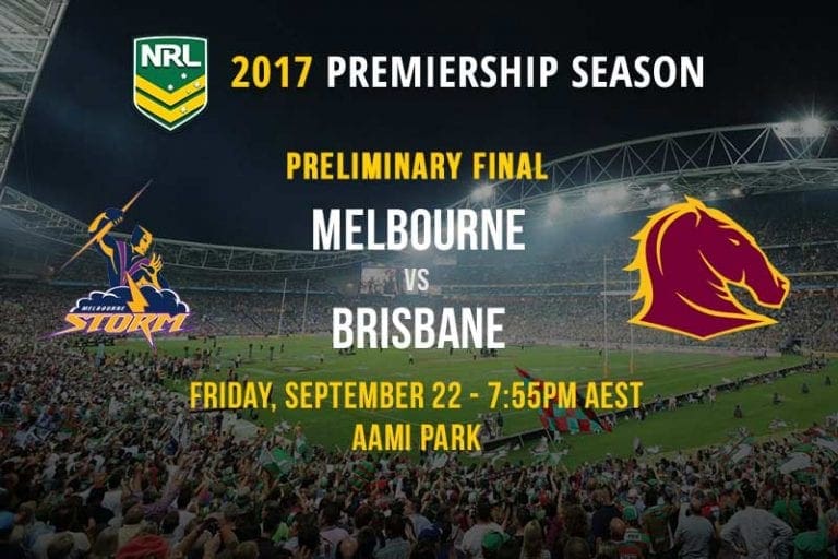Storm vs. Broncos First tryscorer odds NRL Finals 2017