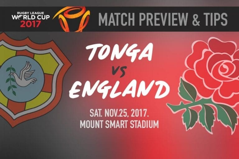 Rugby League World Cup tips Tonga vs. England