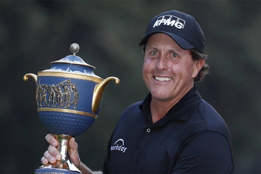 US golfer Phil Mickelson