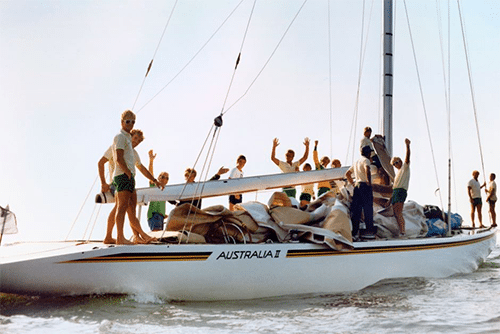 Australia II broke one of the longest standing records in sport. The Prime Minister declared it a public holiday in the hours after the historic win in the Americas Cup. 