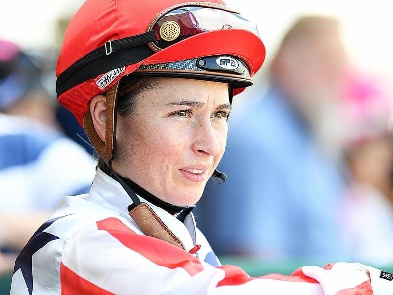 Alannah Fancourt will ride as a senior jockey with the support of her former boss Tony Gollan. lani fancourt