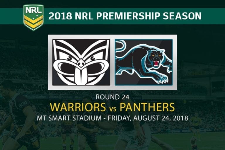 Warriors vs Panthers Friday Night Footy NRL Round 24