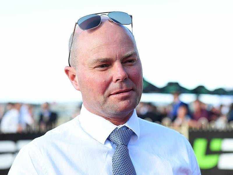 Trainer Matt Dunn will be chasing a stable consolation at Doomben with two unraced horses. Matt Dunn.