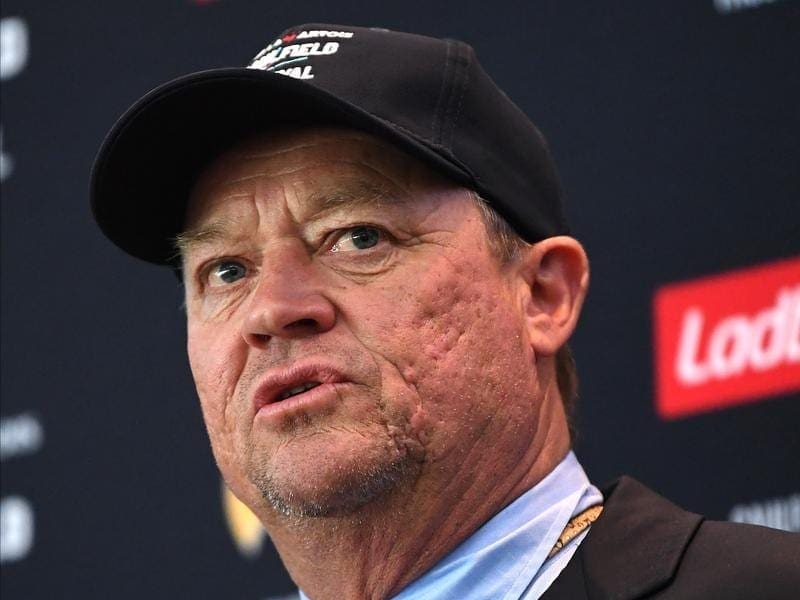 Trainer Tony McEvoy is hoping Dollar For Dollar can draw an inside gate in the Toorak Handicap. tony mcevoy