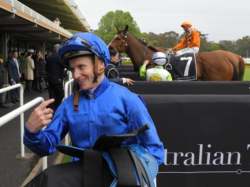 Jockey James McDonald has ridden five of the eight winners at Warwick Farm. James McDonald.