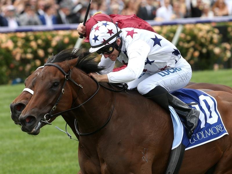 Sunlight wins the Coolmore Stud Stakes.