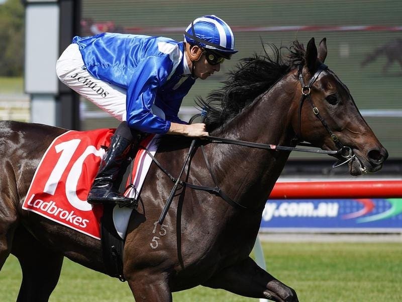 Lindsay Park filly Numoor has responded to a patient approach to break through for a Sandown win. Numoor.