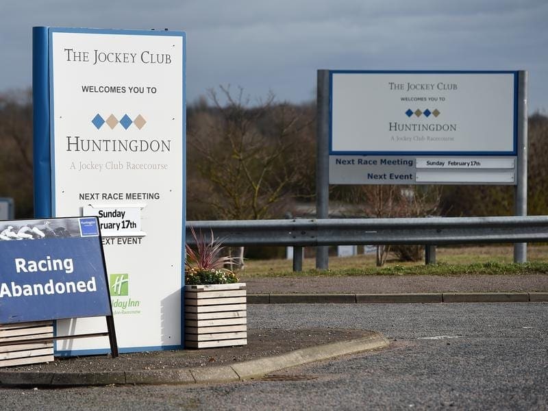 Racing across the UK has been cancelled for eight days due to equine flu fears. Equine flu