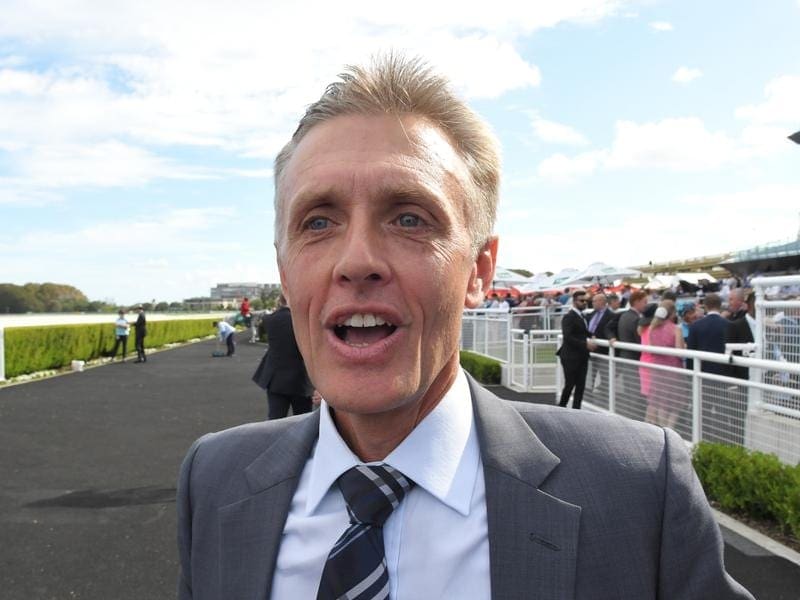 Trainer Mark Newnham will have three runners in the Group One Vinery Stud Stakes at Rosehill. mark newnham