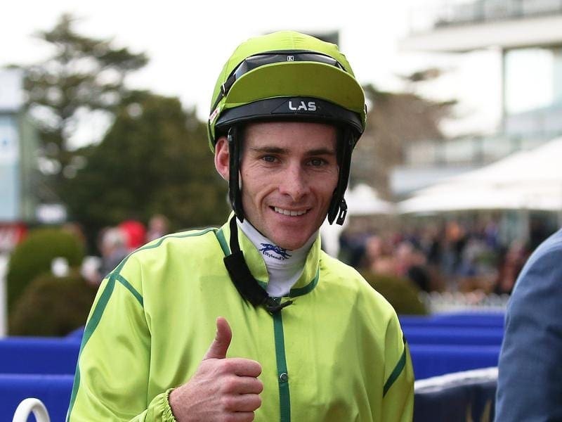 Jockey Jamie Mott has won four races at Mornington from four rides at the meeting. jamie mott