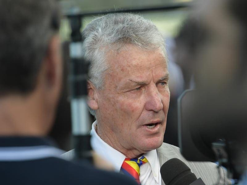 Trainer Greg Hickman is happy with Top Striker at Randwick but again ruing a wide barrier. top striker