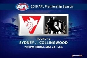 2019 AFL betting tips - Swans vs Magpies