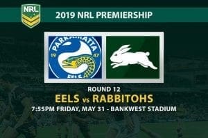 2019 NRL Round 12 Parra vs Souths betting