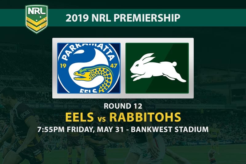 2019 NRL Round 12 Parra vs Souths betting