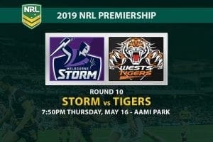 2019 NRL betting tips Storm vs Tigers