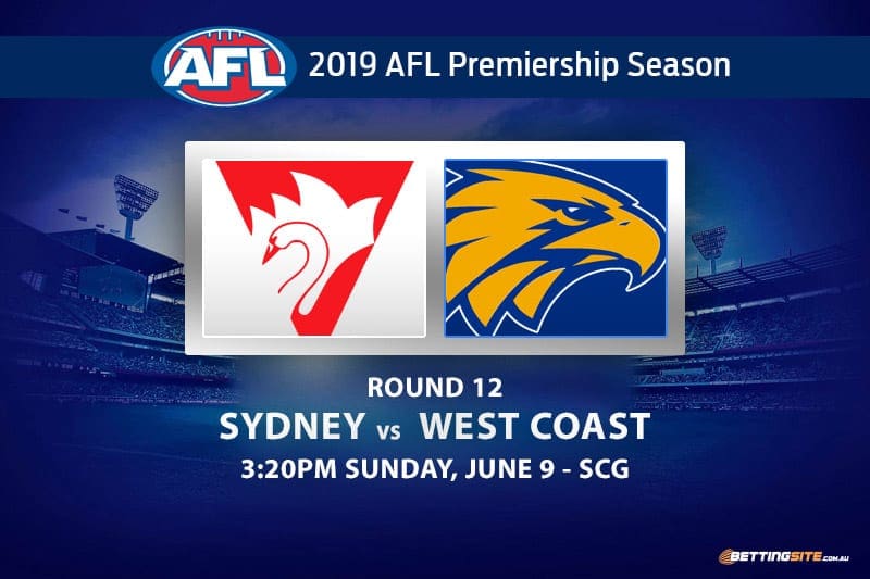 AFL 2019 Swans vs Eagles betting tips