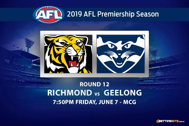 2019 AFL Round 12 Richmond vs Geelong betting tips