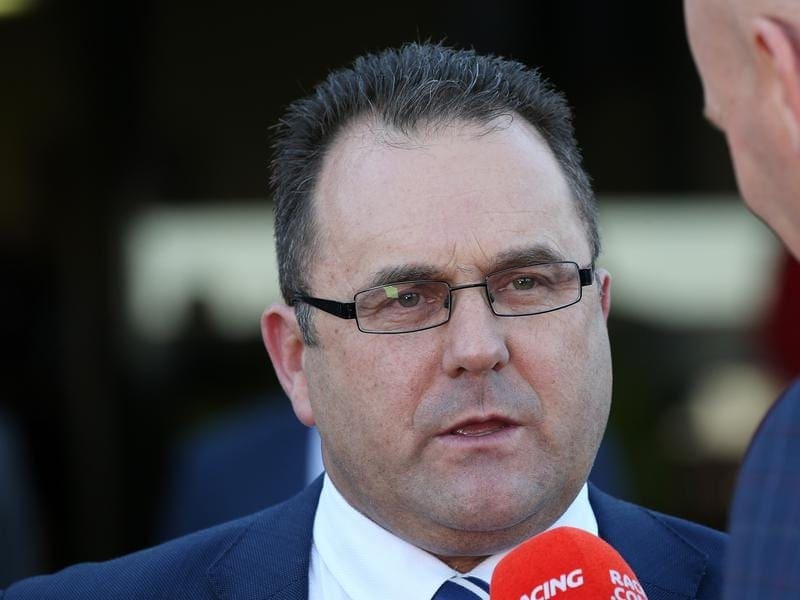 Fellow Cranbourne trainer Robbie Griffiths says Bruce Purcell remains critical after an accident. bruce purcell