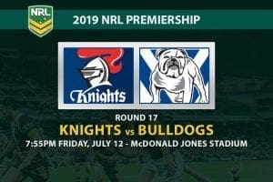 Knights vs Bulldogs NRL Round 17 betting tips