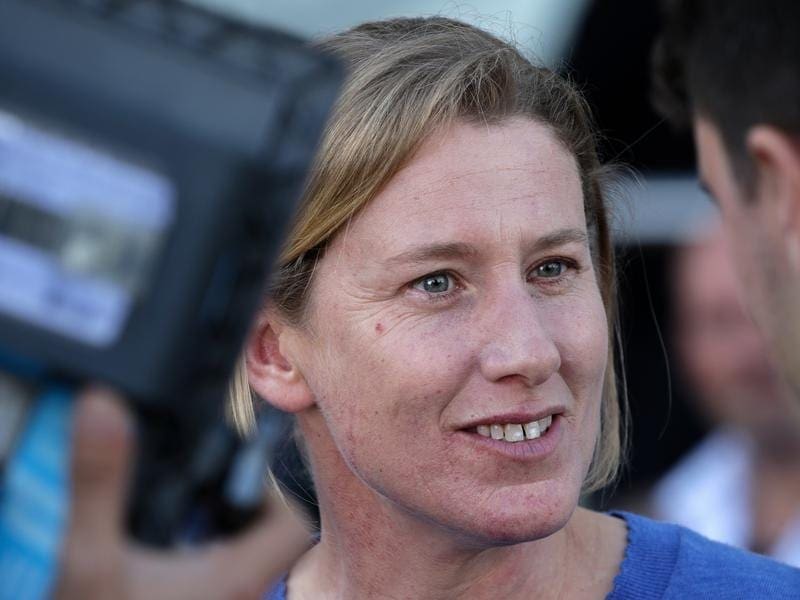 Kate Grimwade will return to England after a year in charge of Godolphin's Melbourne stable. Kate Grimwade.