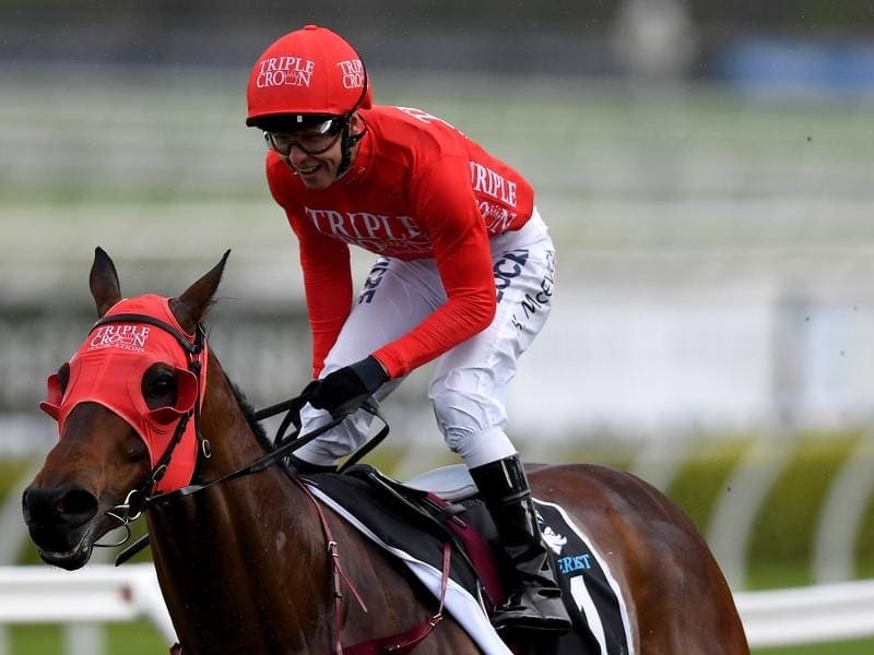 Dual Everest winner Redzel has stepped up the pace to win a barrier trial at Rosehill. redzel