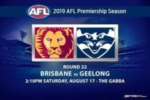 Lions vs Cats AFL Round 22 betting