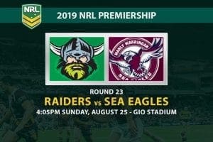 Raiders vs Sea Eagles betting tips