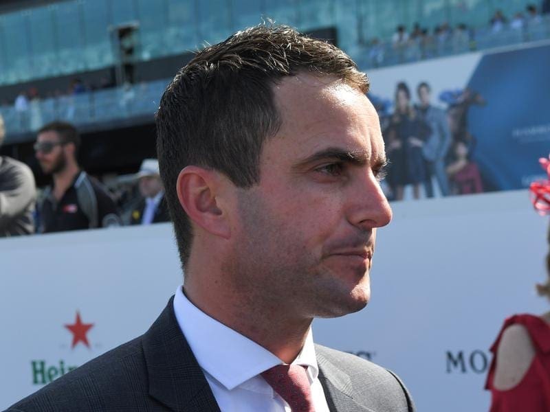 Co-trainer Andrew Forsman is hoping Long Jack can handle a step up in class at Caulfield. andrew forsman