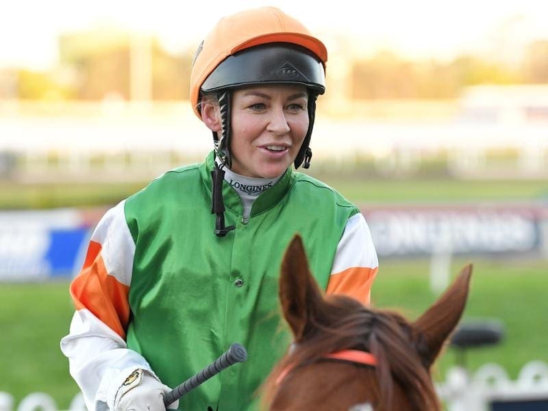 Kathy O'Hara's ban for using her mobile phone during race days was reduced to five weeks on appeal. Kathy O'Hara