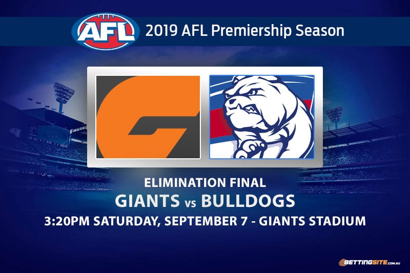 Giants vs Bulldogs AFL finals betting