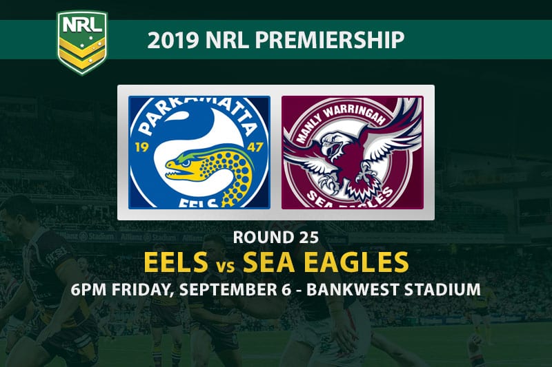 Eels vs Sea Eagles NRL 2019 odds