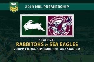 Rabbitohs vs Sea Eagles betting tips