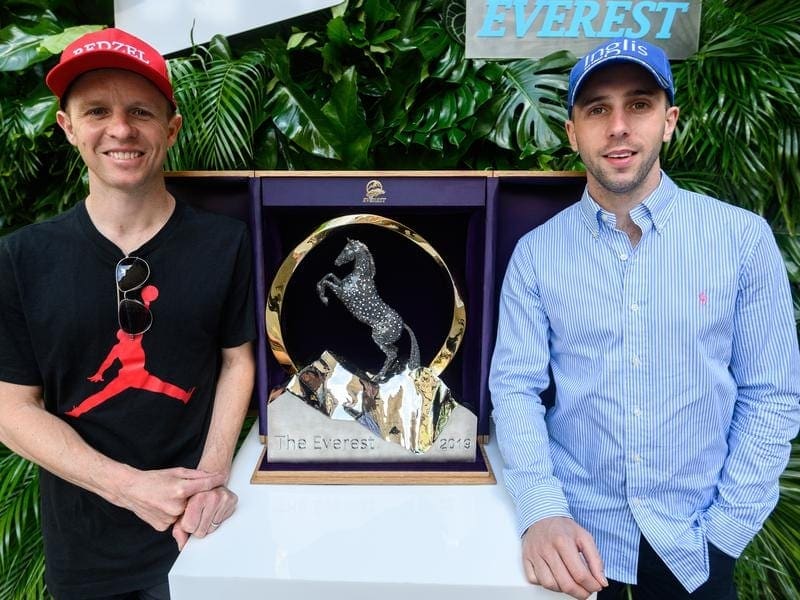 Kerrin McEvoy (l) will try to win The Everest for a third time and Brenton Avdulla (r) his first. everest mcevoy