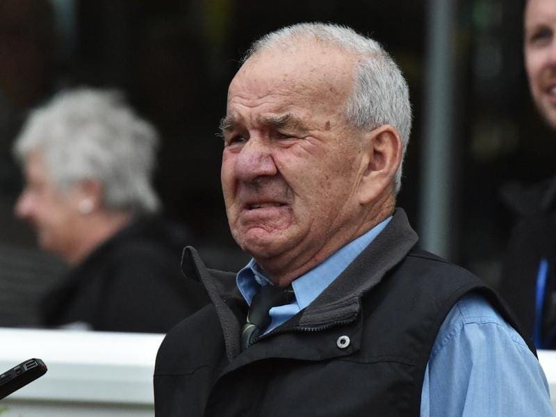 Veteran county Victorian trainer Mervyn McKenzie is hoping A Good Yarn can win a city sprint. mervyn mckenzie