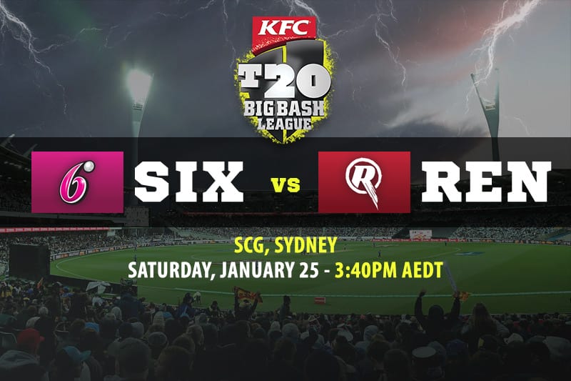 Sixers vs Renegades BBL betting tips