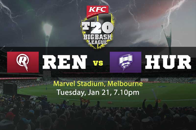 Melbourne Renegades v Hobart Hurricanes predictions and betting 