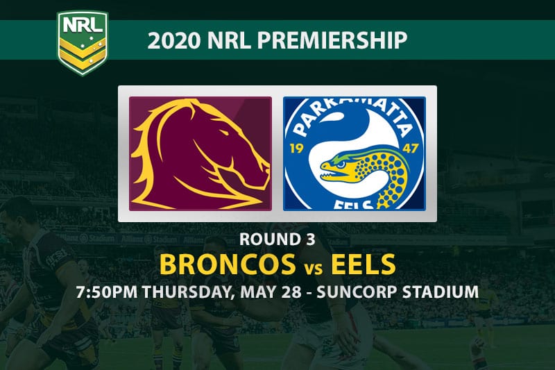 Broncos vs Eels NRL 2020